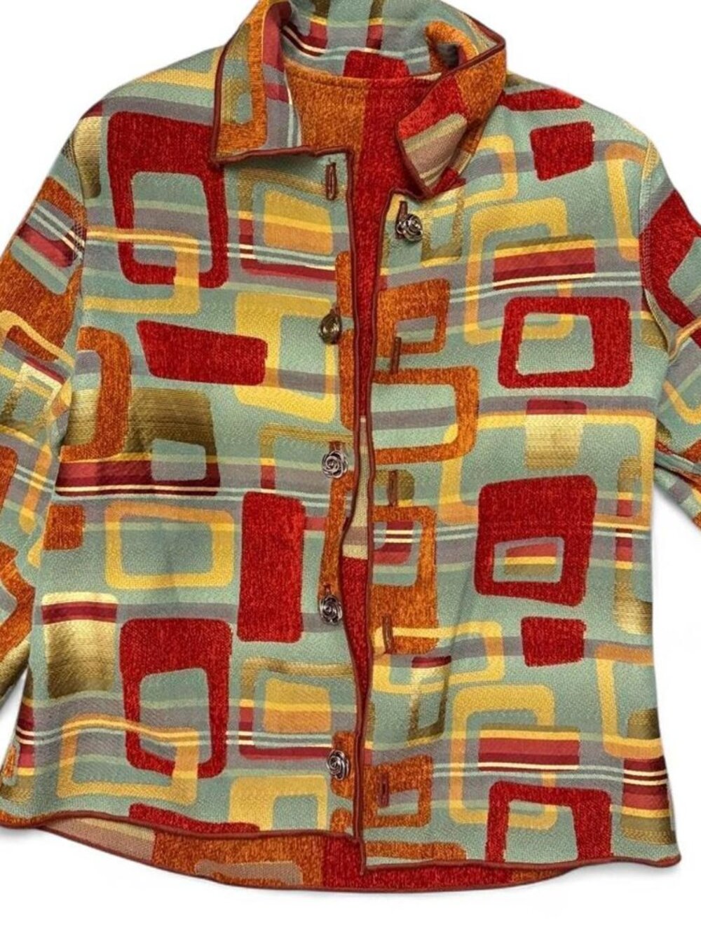 reversible winding river jacket